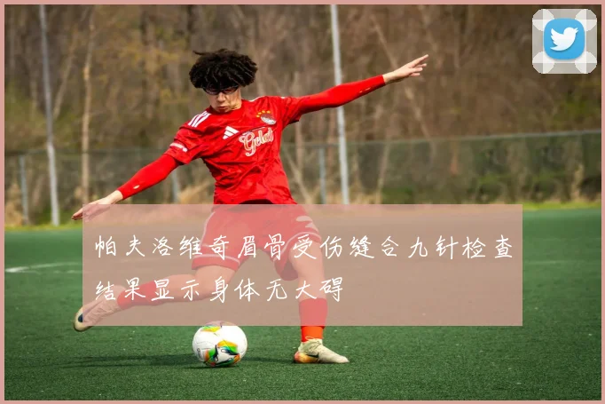 帕夫洛维奇眉骨受伤缝合九针检查结果显示身体无大碍